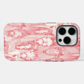 alleen paarden roze half parel Case-Mate iPhone case (Achterkant (horizontaal))