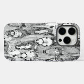 alleen paarden zwart wit Case-Mate iPhone case (Achterkant (horizontaal))