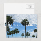 Alleen Palm Bomen Dank Je Kaartje Briefkaart (Voorkant / Achterkant)