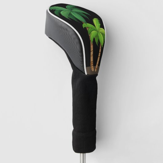 Alleen palmbomen golfheadcover (Schuin)