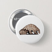Alleen PANGOLIN Ronde Button 5,7 Cm (Voorkant /achterkant)