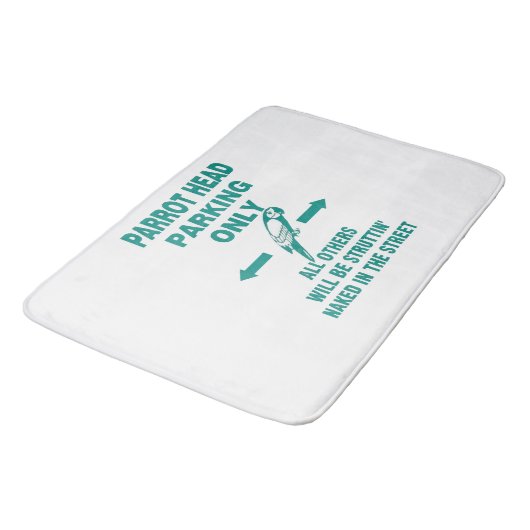 Alleen parkeren badmat (Gekanteld)