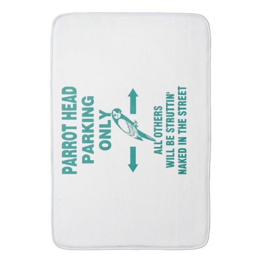 Alleen parkeren badmat (Voorkant Verticaal)