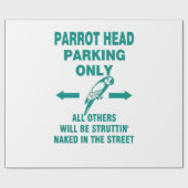 Alleen parkeren cadeaupapier (Vlak)