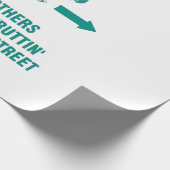 Alleen parkeren cadeaupapier (Hoek)