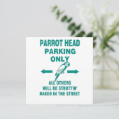 Alleen parkeren kaart (Staand voorkant)