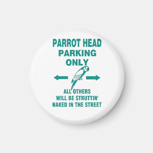 Alleen parkeren magneet (Voorkant)