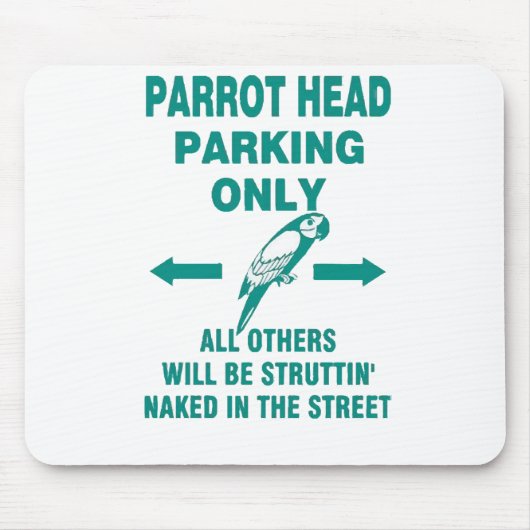 Alleen parkeren muismat (Voorkant)