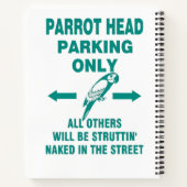 Alleen parkeren notitieboek (Achterkant)