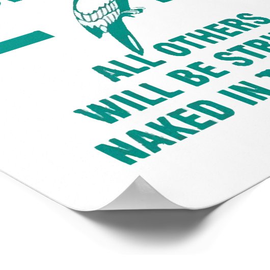 Alleen parkeren poster (Hoek)