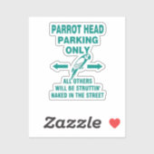 Alleen parkeren sticker (Vel)