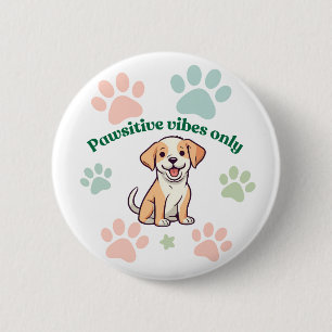 Alleen passieve vibes ronde button 5,7 cm