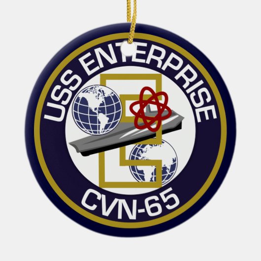 Alleen patches - USS Enterprise Keramisch Ornament (Voorkant)
