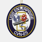 Alleen patches - USS Enterprise Keramisch Ornament (Links)