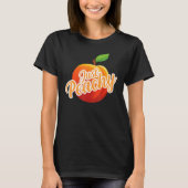 Alleen Peachy Summer Positive Motivatie Inspirati T-shirt (Voorkant)