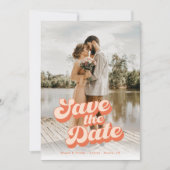 Alleen Peachy Wedding Save the Date (Voorkant)