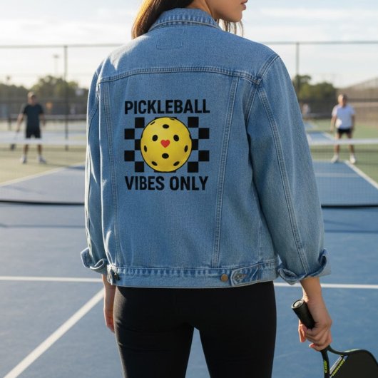 Alleen Pickleball Vibes Denim Jacket
