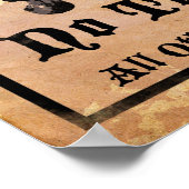 Alleen piraten poster (Hoek)