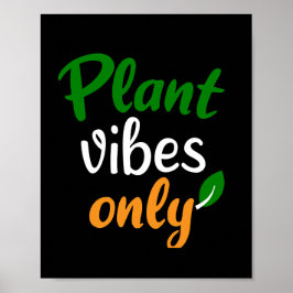 Alleen planten flesjes poster