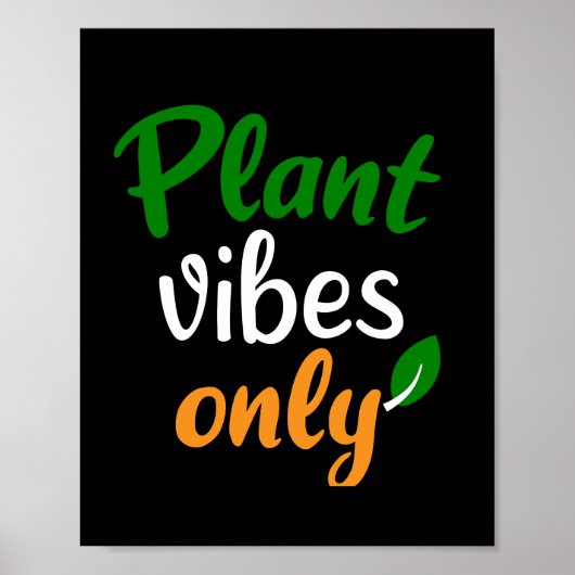 Alleen planten flesjes poster (Voorkant)