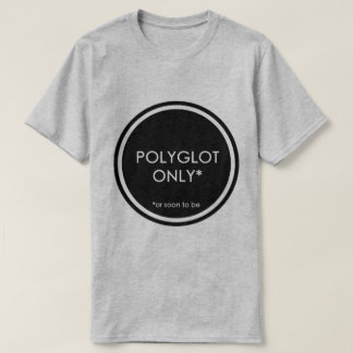 Alleen polyglot t-shirt