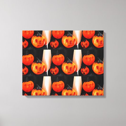 Alleen pompoenen canvas afdruk (Voorkant)
