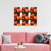 Alleen pompoenen canvas afdruk (Insitu (Woonkamer))