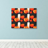 Alleen pompoenen canvas afdruk (Insitu (Houten vloer))