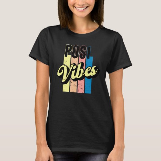 Alleen Posi Vibes - Weetherkijk T-shirt (Voorkant)