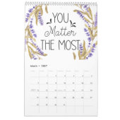 Alleen positief denken kalender (Mar 2027)