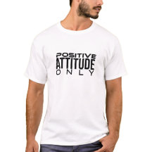Alleen Positieve Attitude Motiverend Ontwerp