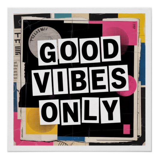 Alleen Positieve Energie Perfect Poster (Voorkant)