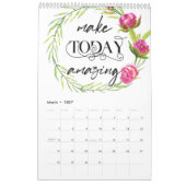 Alleen positieve gedachten kalender (Mar 2027)