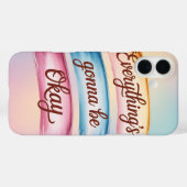 Alleen Positieve Vibes Hoesje (Achterkant (horizontaal))