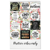 Alleen positieve vibes kalender (Hoes)