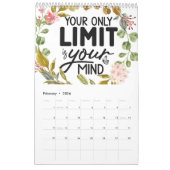 Alleen positieve vibes kalender (Feb 2026)