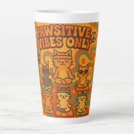 Alleen Positieve Vibes Latte Mok