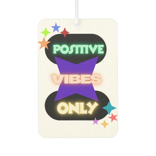 Alleen positieve vibes ✨ luchtverfrisser (Voorkant)