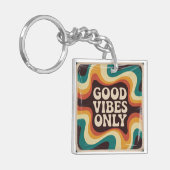 Alleen Positieve Vibes Sleutelhanger (Voorkant Links)