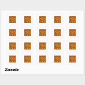 Alleen Positieve Vibes Vierkante Sticker (Vel)