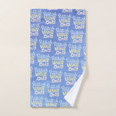 Alleen positieve vibraties bad handdoek (Handdoek)