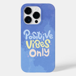 Alleen positieve vibraties Case-Mate iPhone 14 pro hoesje
