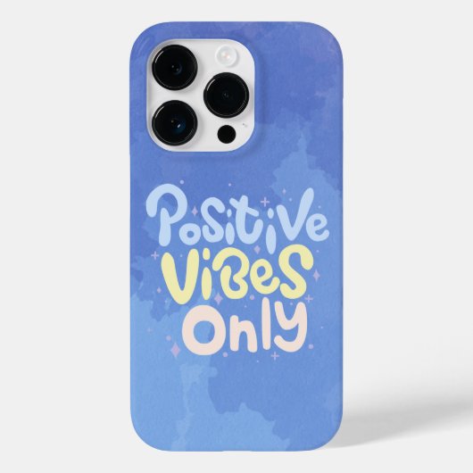 Alleen positieve vibraties Case-Mate iPhone case (Achterkant)