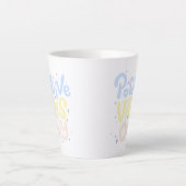 Alleen positieve vibraties latte mok (Voorkant)