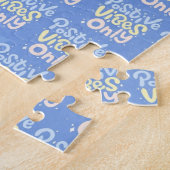Alleen positieve vibraties legpuzzel (Zijkant)