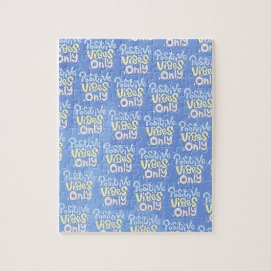 Alleen positieve vibraties legpuzzel (Verticaal)