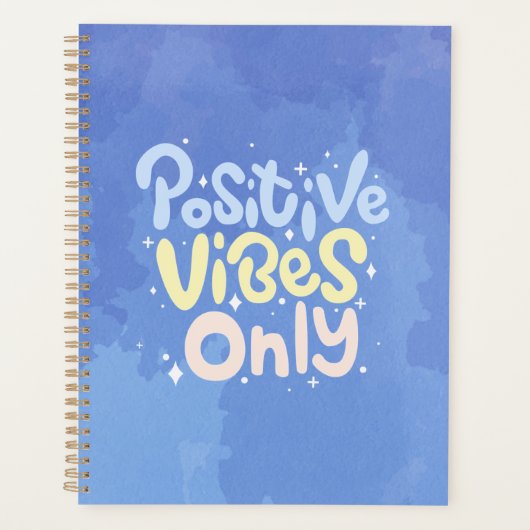 Alleen positieve vibraties planner (Voorkant)