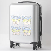 Alleen positieve vibraties sticker (Koffer)