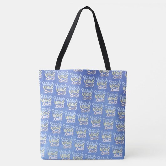 Alleen positieve vibraties tote bag (Voorkant)