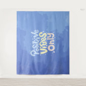 Alleen positieve vibraties wandkleed (Voorkant)